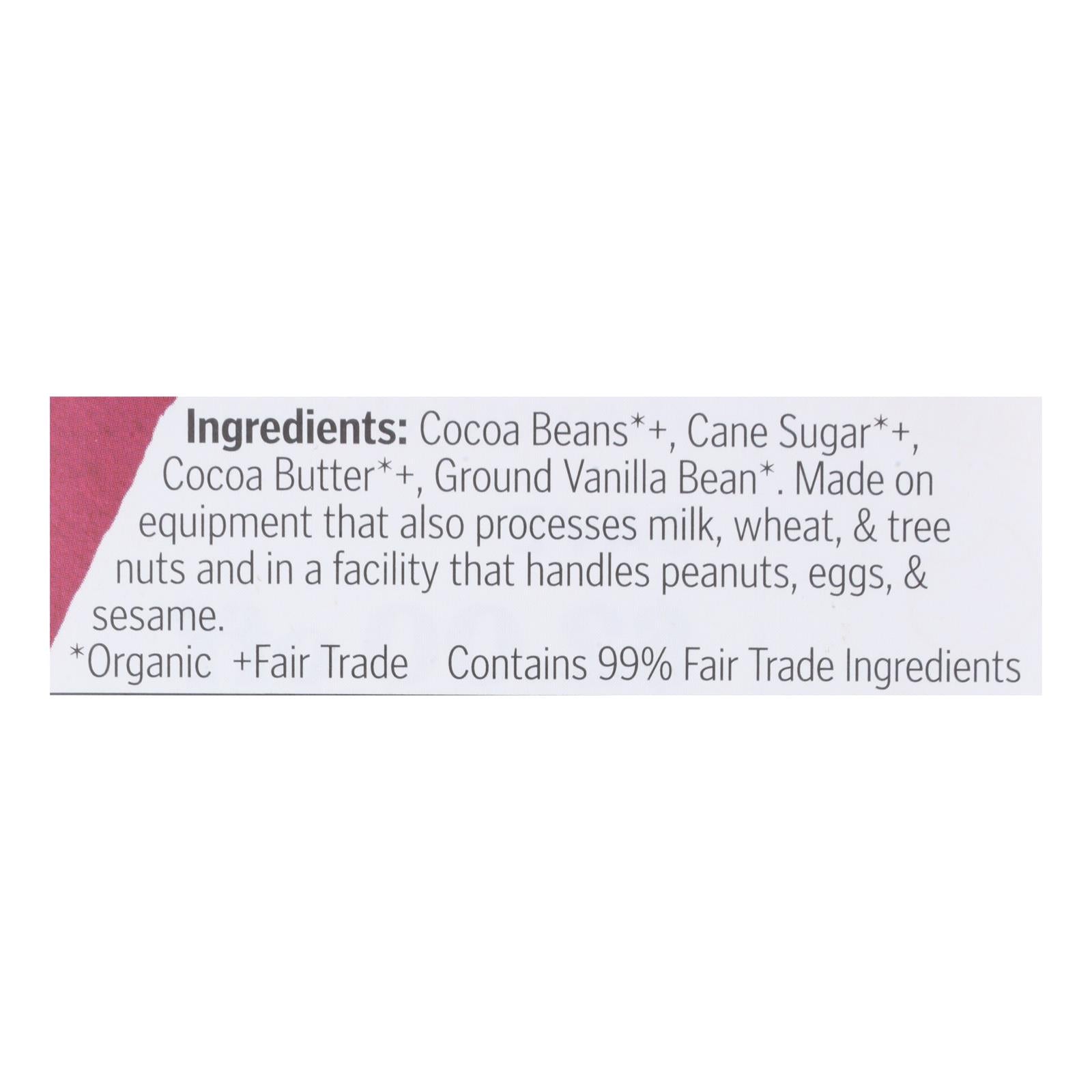 Theo Chocolate Organic Chocolate Bar - Classic - Dark Chocolate - 85 Percent Cacao - Pure - 3 Oz Bars - Case Of 12 - Maras Green