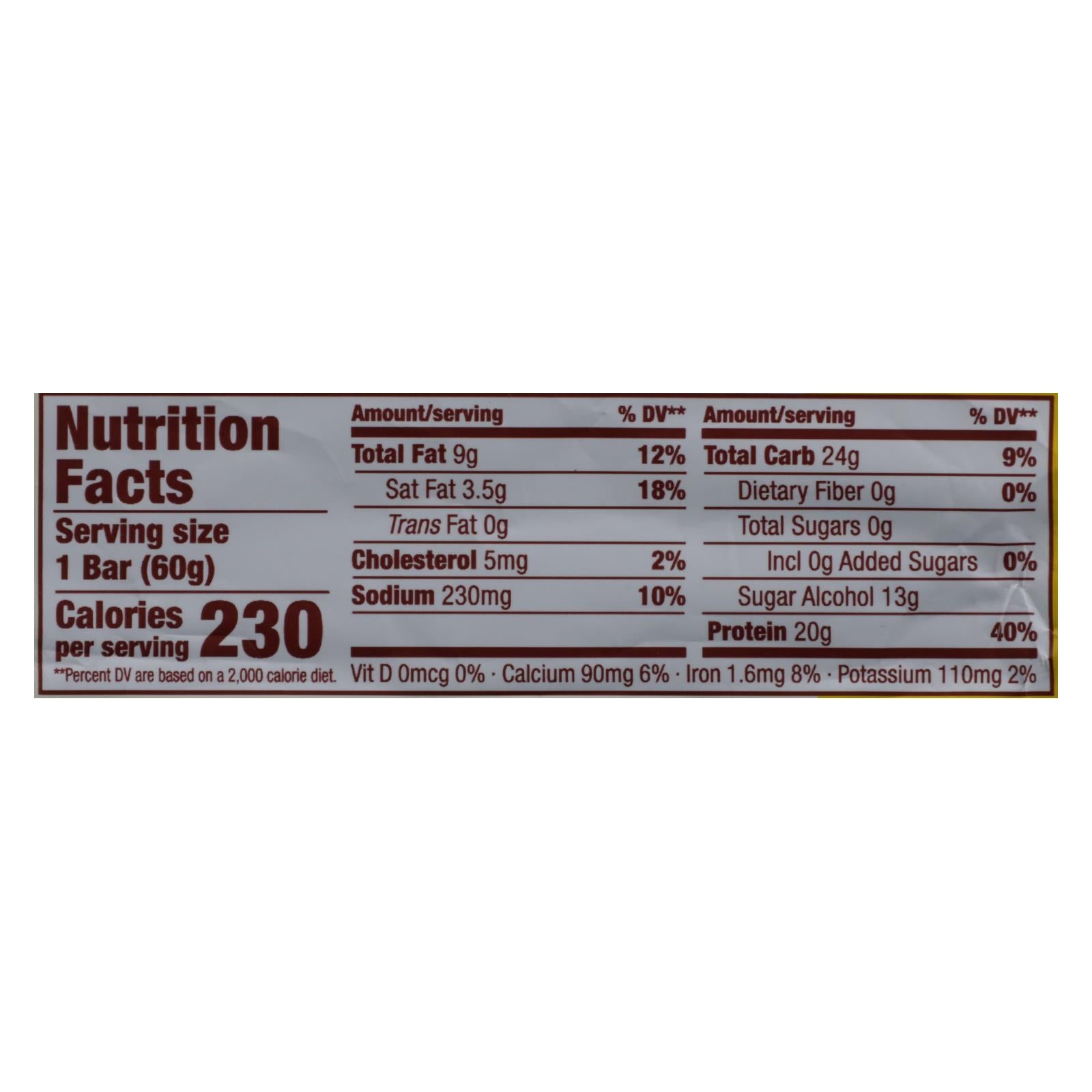 Think Products High Protein Bar - Lemon Delight - Case Of 10 - 2.1 Oz. - Maras Green
