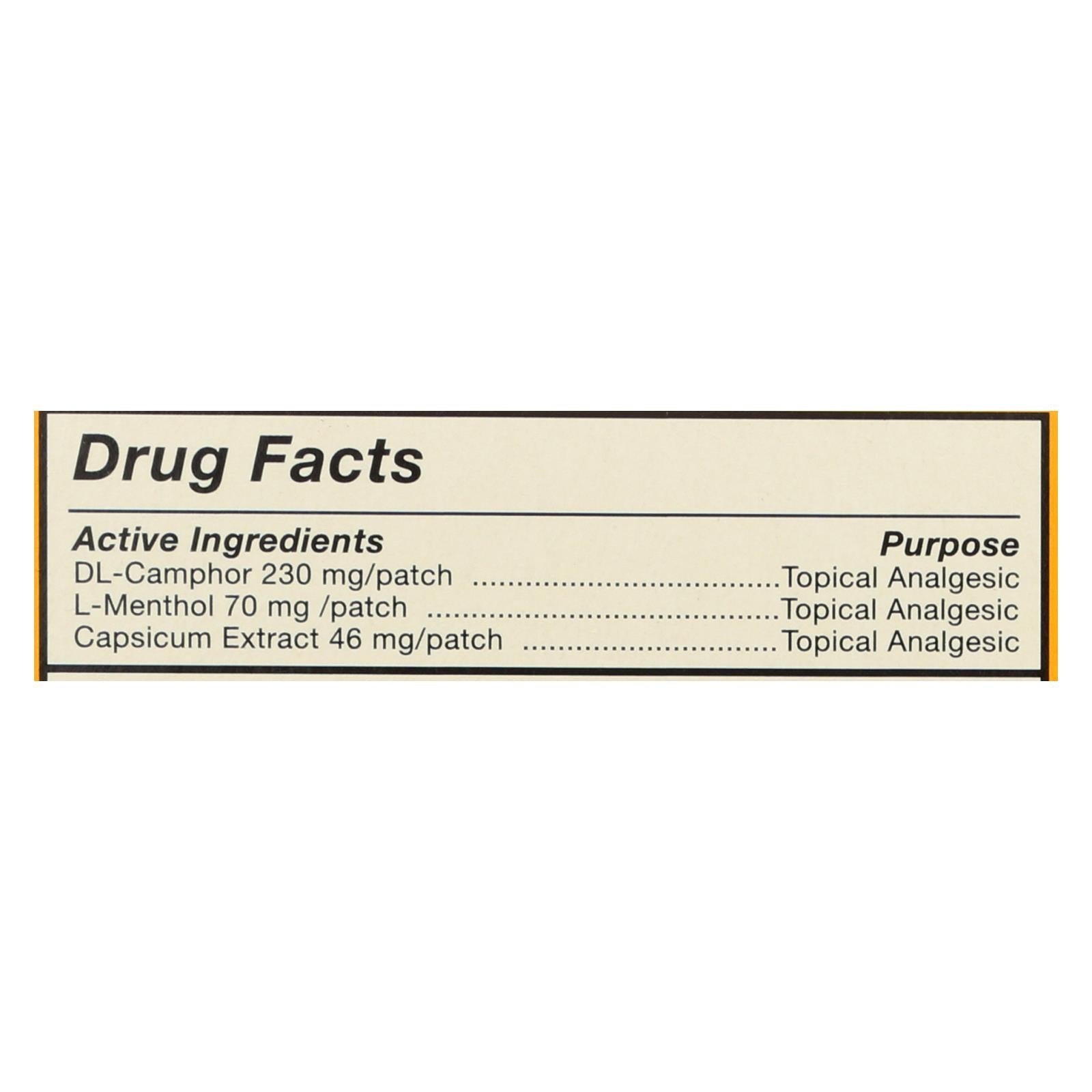 Tiger Balm Pain Relieving Large Patches - Case Of 6 - 4 Pack - Maras Green