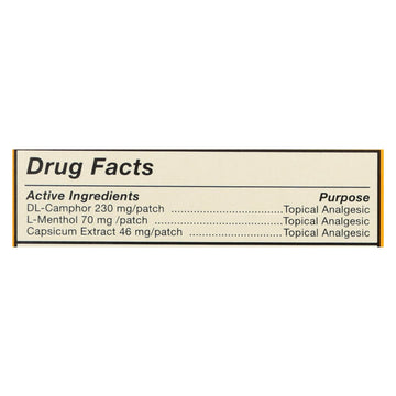 Tiger Balm Pain Relieving Large Patches - Case Of 6 - 4 Pack - Maras Green