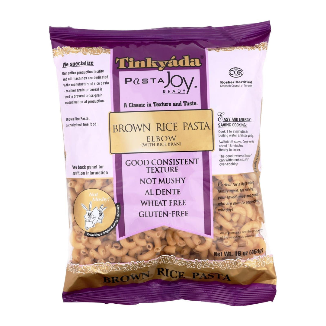 Tinkyada Brown Rice Elbows - Case Of 12 - 16 Oz - Maras Green