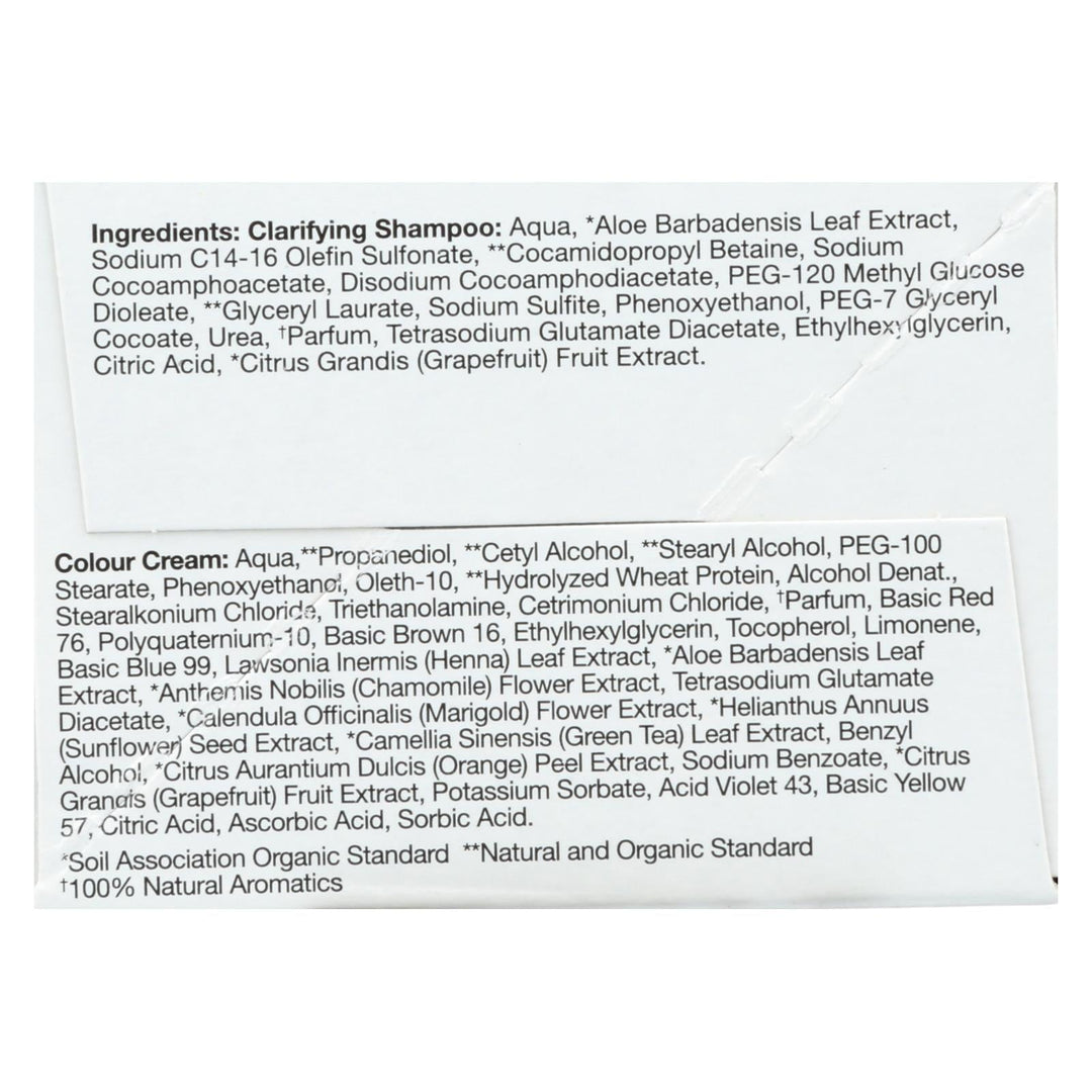 Tints Of Nature - Henna Cream Mahogany Red - 2.46 Fz - Maras Green