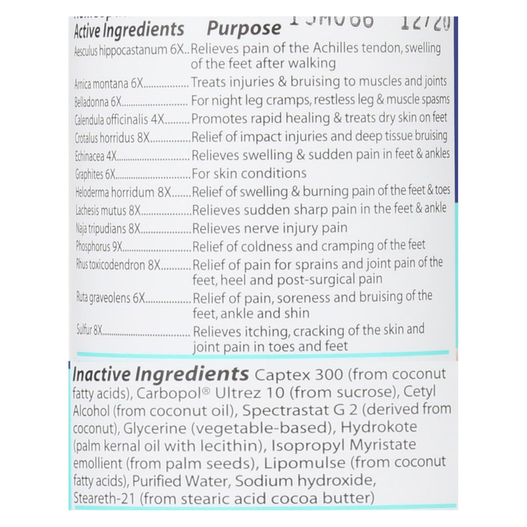 Topricin Foot Therapy Cream - 8 Oz - Maras Green