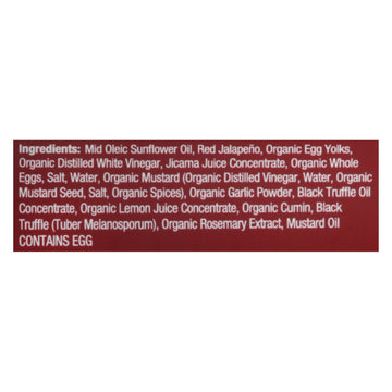 Truff - Mayonnaise Spicy Black Trfl - Case Of 6 - 8 Oz - Maras Green