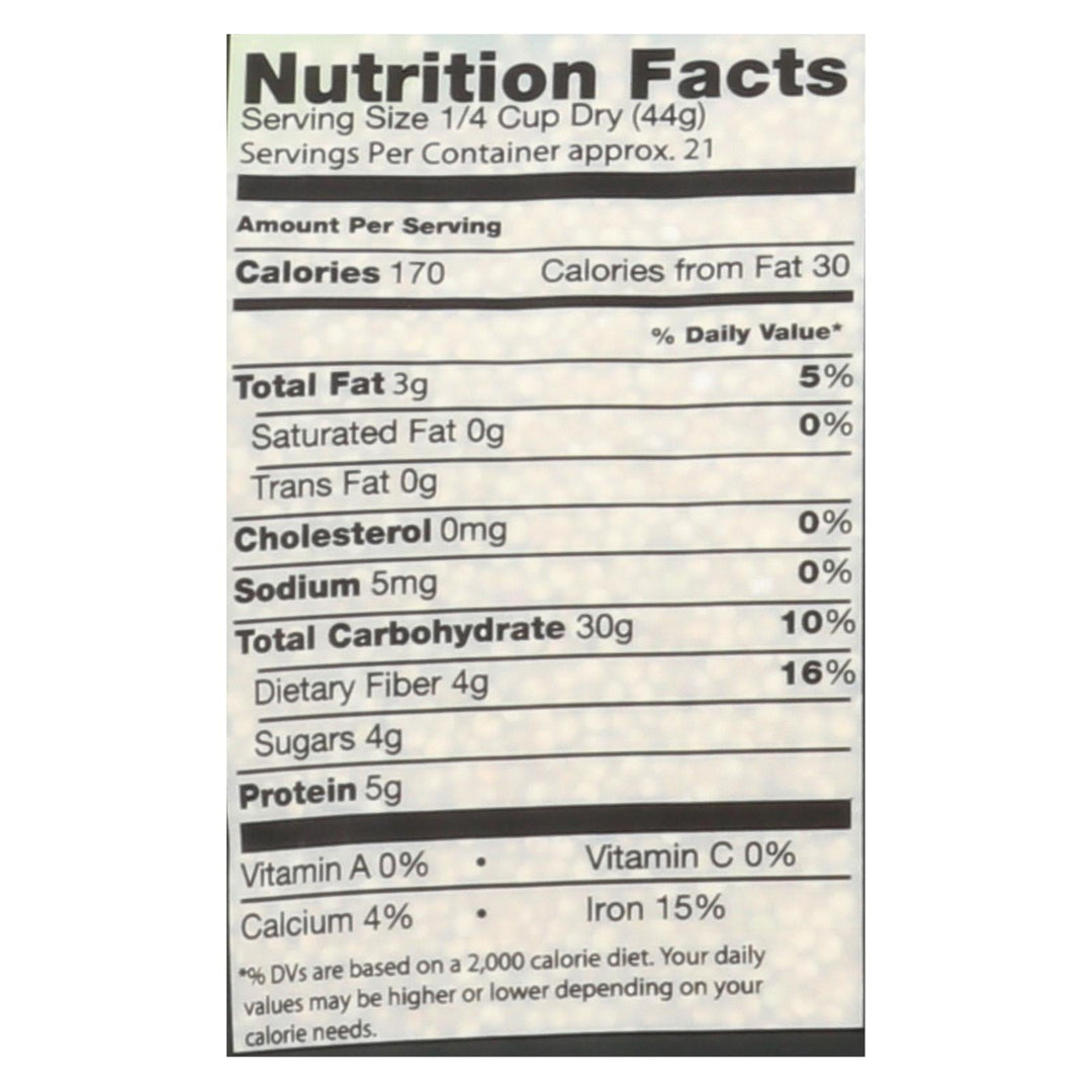 Truroots Organic Quinoa - Whole Grain - Case Of 6 - 32 Oz. - Maras Green