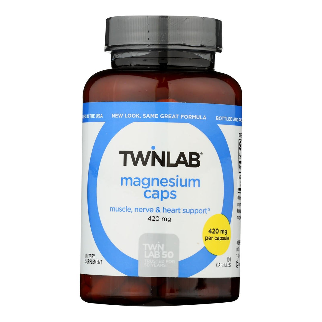 Twinlab - Magnesium 400 Mg - 1 Each - 100 CAP - Maras Green