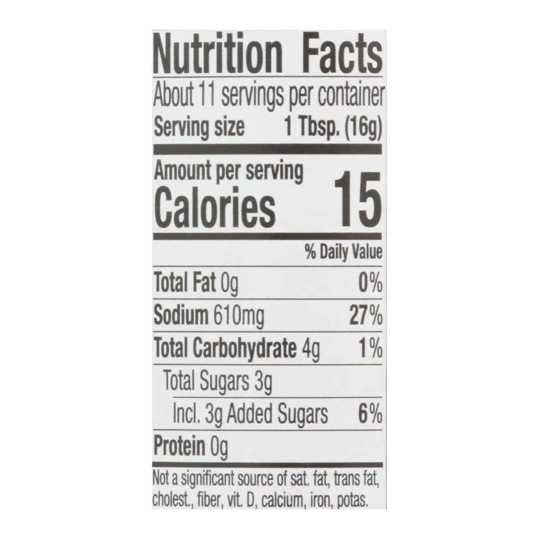 Ty Ling Oyster Sauce - Case Of 12 - 8 Oz - Maras Green