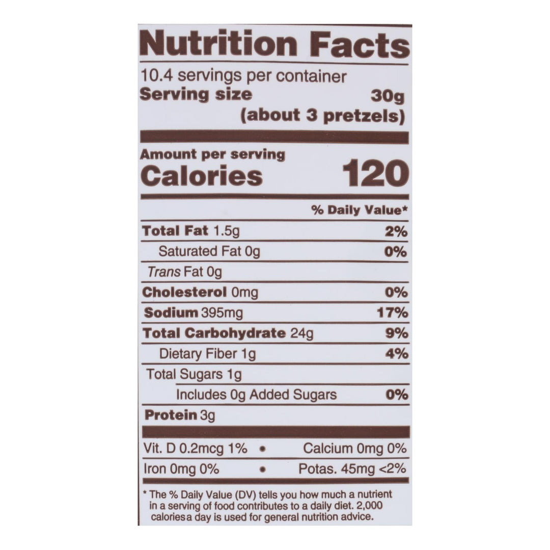 Unique Pretzels - Pretzel Splits - Original - Case Of 12 - 11 Oz. - Maras Green