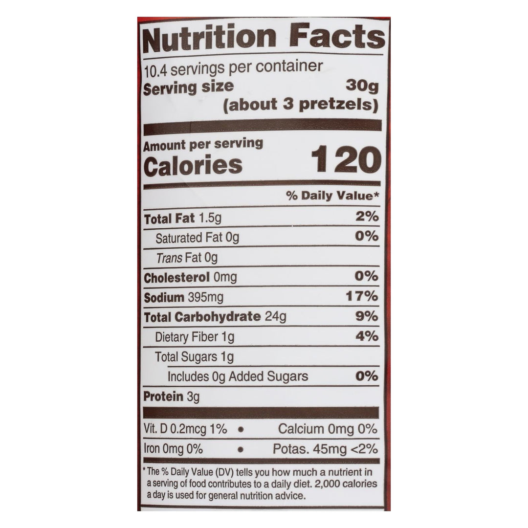 Unique Pretzels - Splits - Extra Dark - Case Of 12 - 11 Oz. - Maras Green