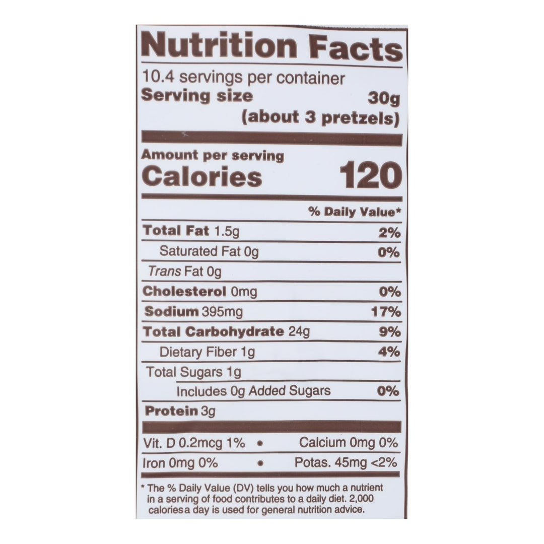 Unique Pretzels - Splits - Extra Dark - Case Of 12 - 11 Oz. - Maras Green