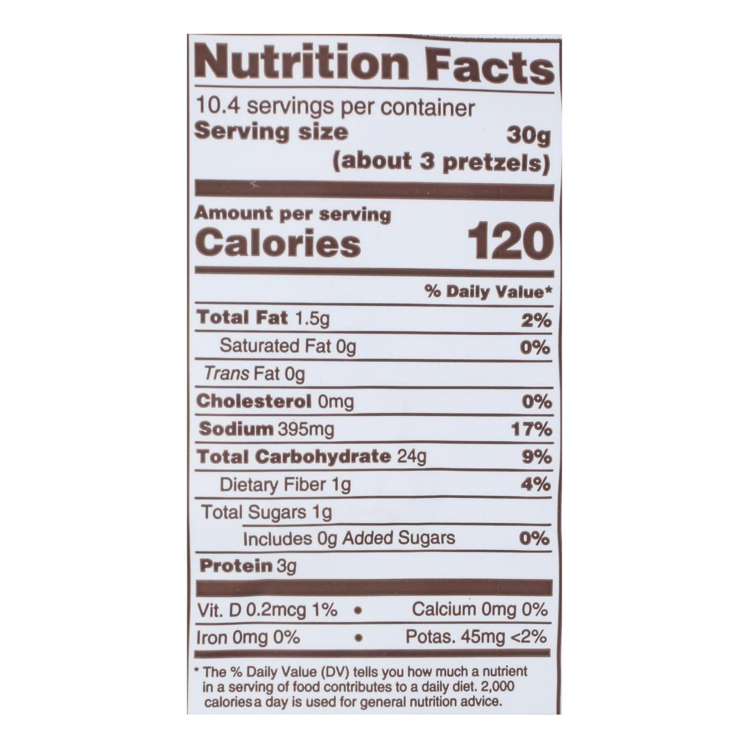 Unique Pretzels - Splits - Extra Dark - Case Of 12 - 11 Oz. - Maras Green