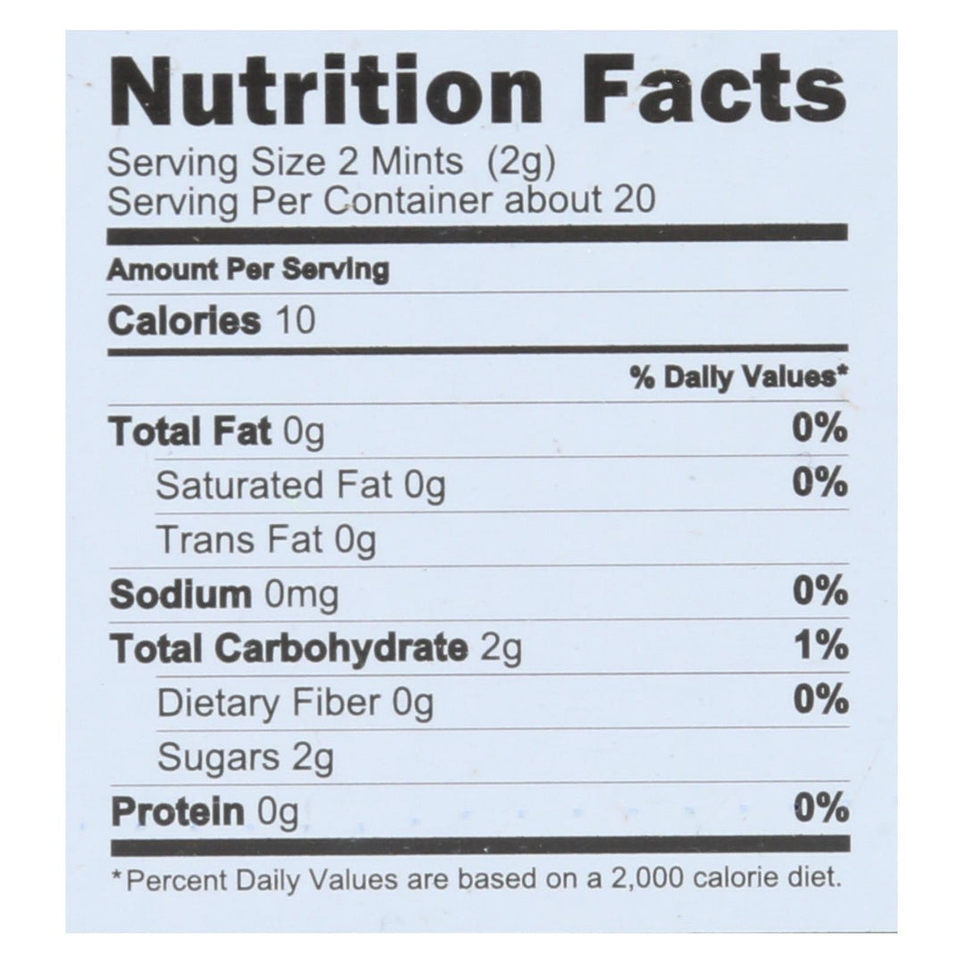 Vermints Breath Mints - All Natural - Wintermint - 1.41 Oz - Case Of 6 - Maras Green