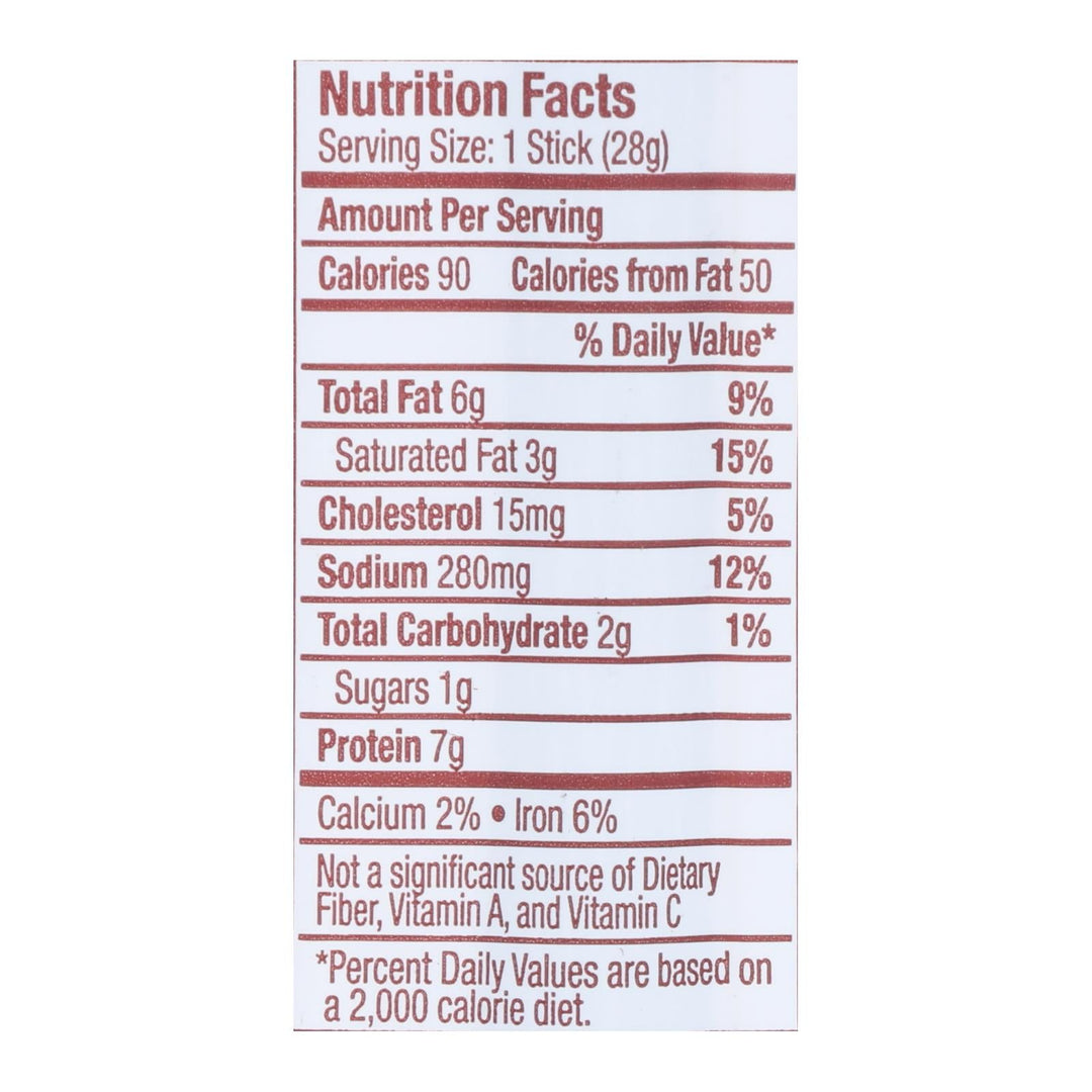 Vermont Smoke And Cure Realsticks - Bbq - 1 Oz - Case Of 24 - Maras Green