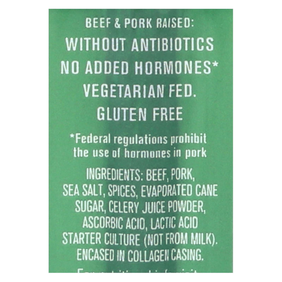 Vermont Smoke And Cure Realsticks - Cracked Pepper - 1 Oz - Case Of 24 - Maras Green