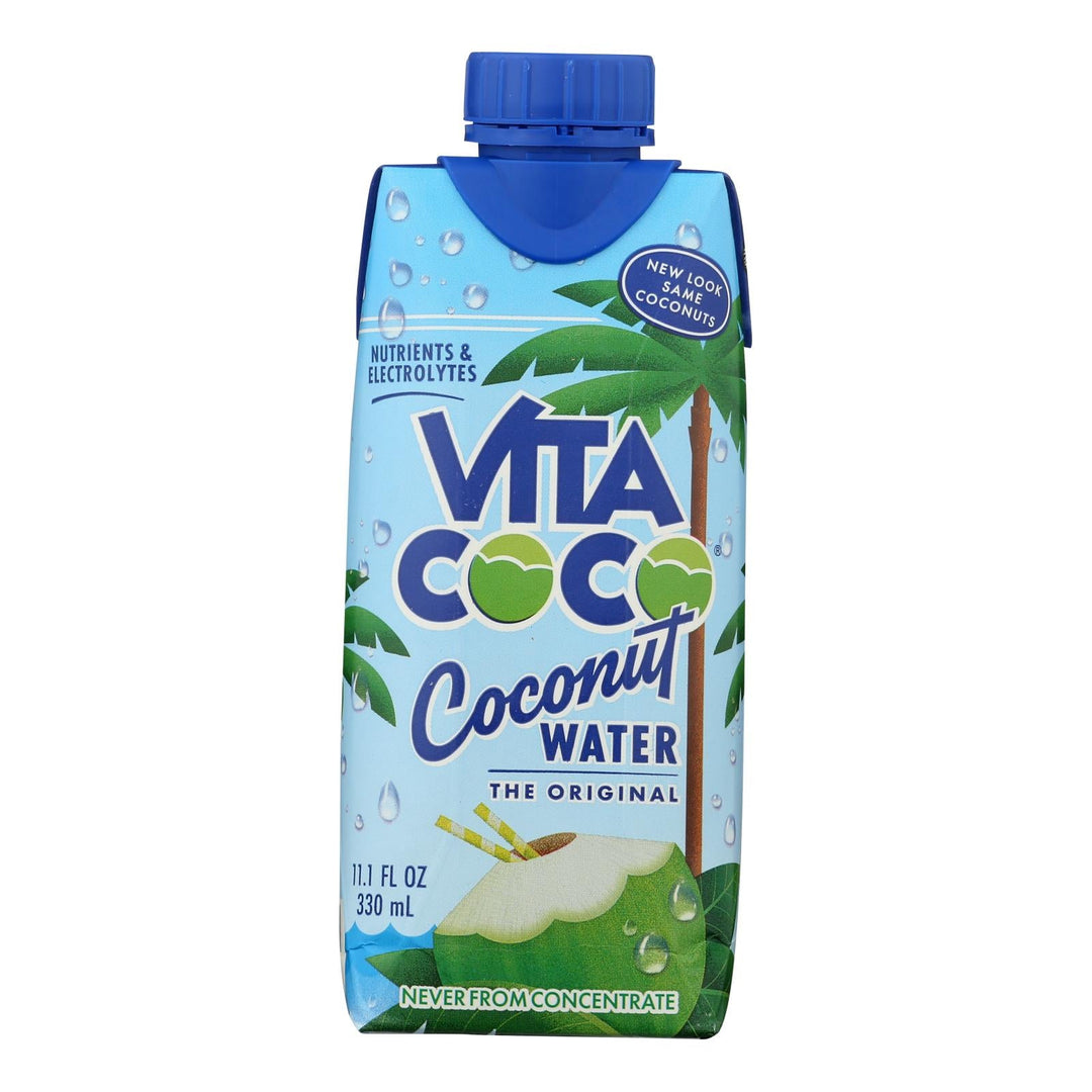 Vita Coco Coconut Water - Pure - Case of 12 - 330 ml - Maras Green