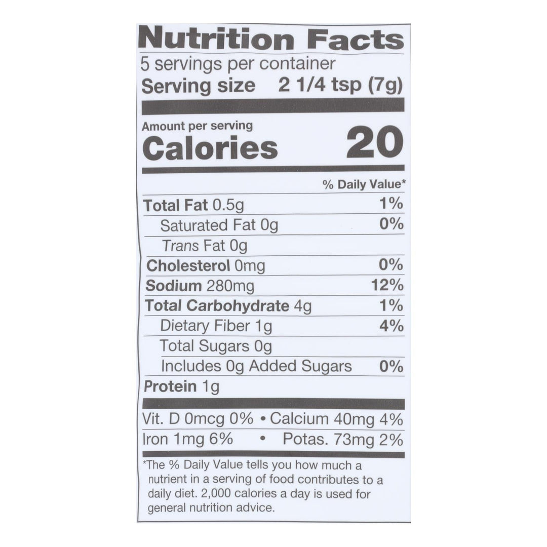 Watkins - Seasn Mix Chli Gourmt - Case Of 12 - 1.25 Oz - Maras Green