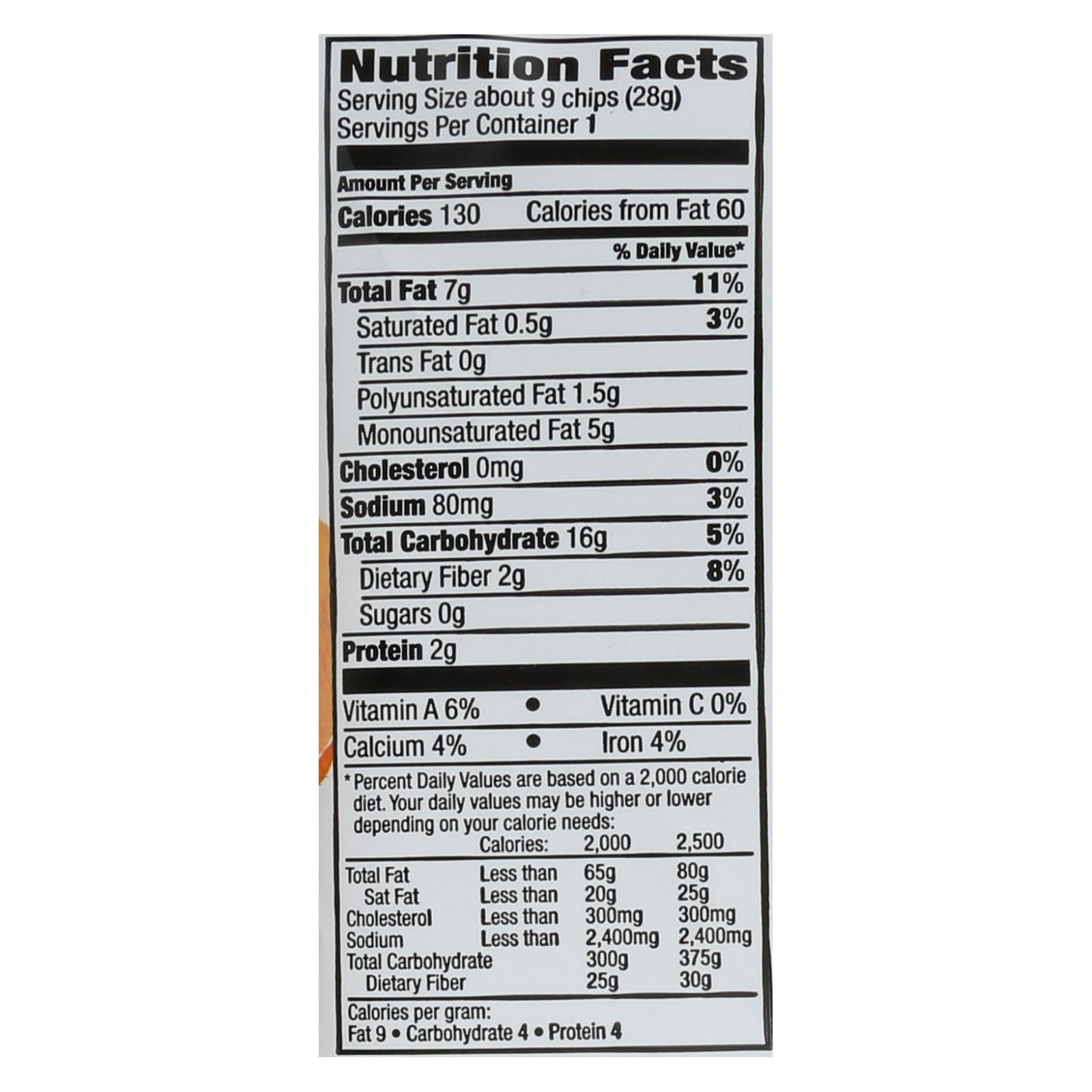Way Better Snacks Tortilla Chips - Sweet Potato - Case Of 12 - 1 Oz. - Maras Green