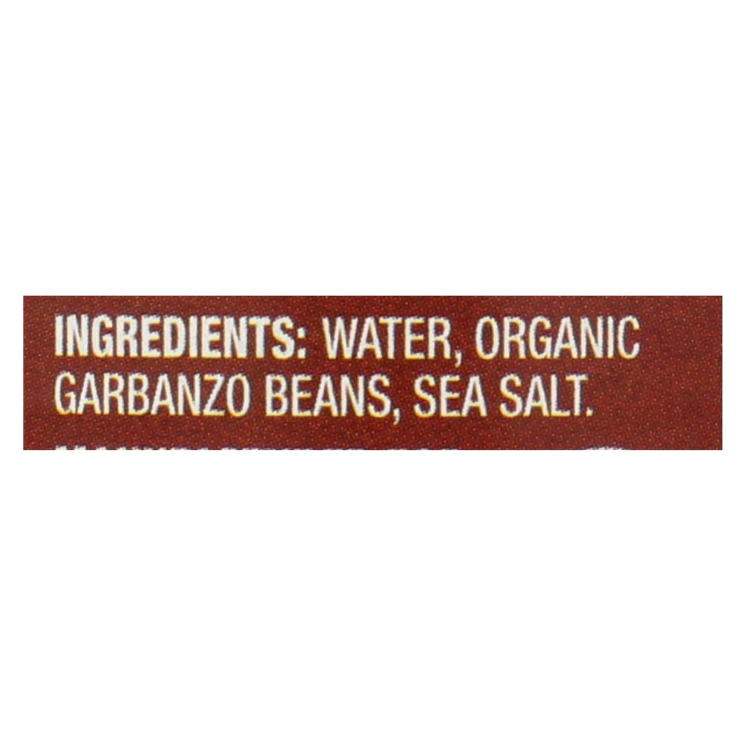 Westbrae Foods Organic Garbanzo Beans - Case Of 12 - 15 Oz. - Maras Green