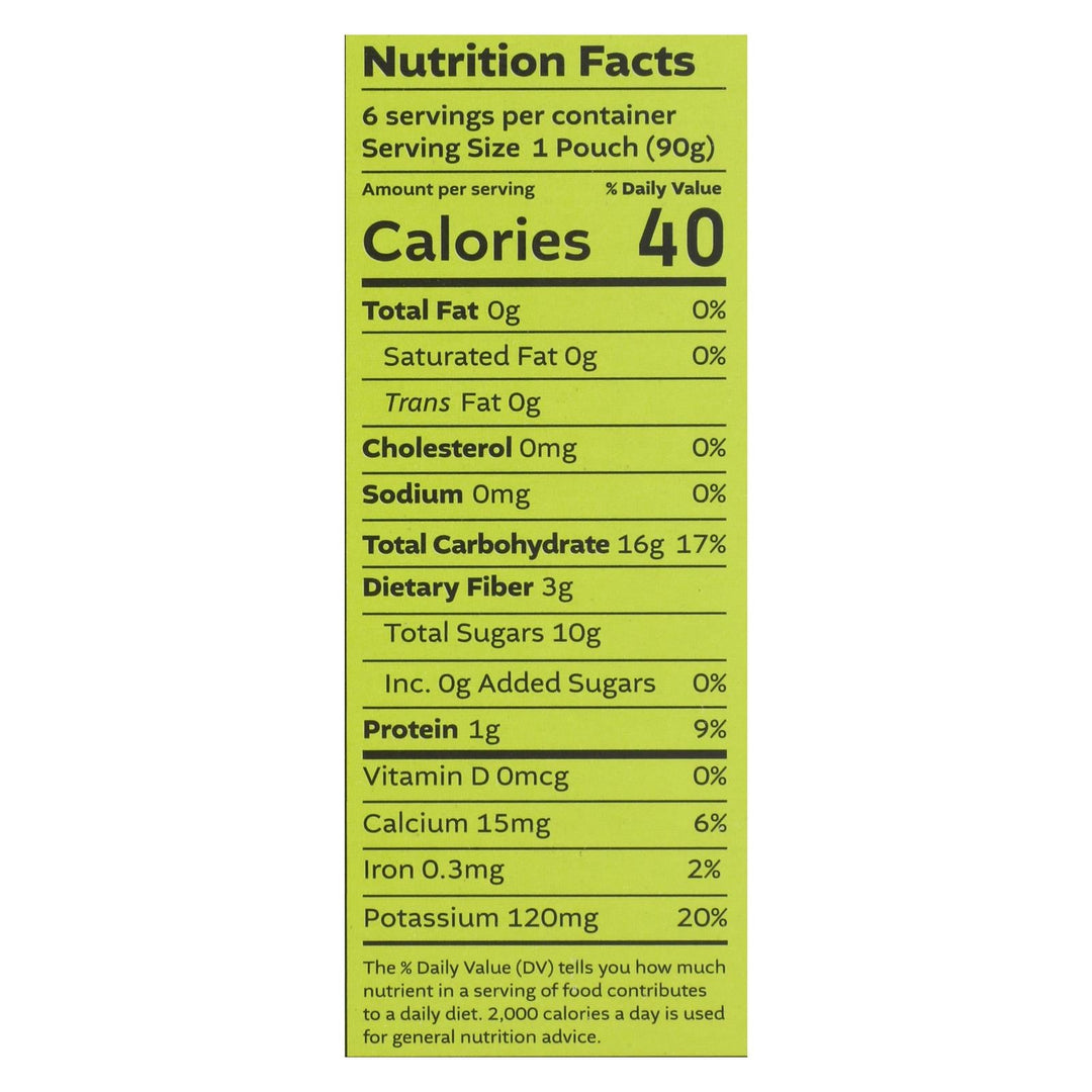 White Leaf Provisions - Baby Food Pear Ban Kiwi - Case Of 6 - 3.2 Oz - Maras Green