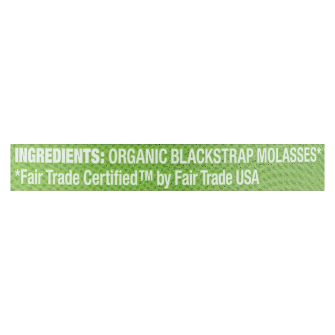 Wholesome Sweeteners Organic Molasses - Liquid Sweetener - Case Of 12 - 32 Oz. - Maras Green