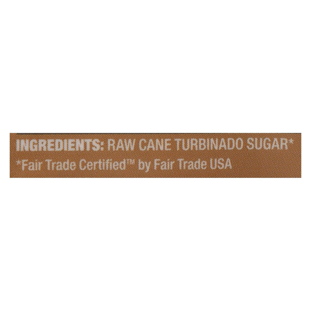 Wholesome Sweeteners Sugar - Natural Raw Cane - Turbinado - Fair Trade - 1.5 Lb - Case Of 12 - Maras Green