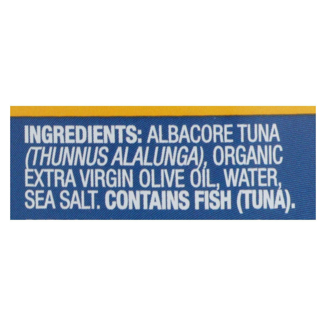 Wild Planet Wild Albacore Tuna In Extra Virgin Olive Oil - Case Of 12 - 5 Oz. - Maras Green