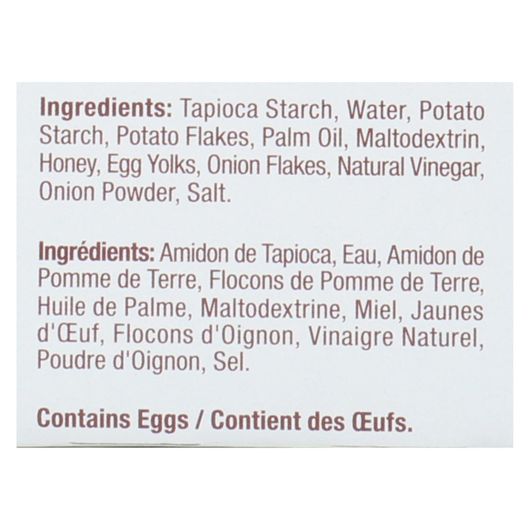 Yehuda Matzo Squares - Toasted Onion - Gluten Free - Case Of 12 - 10.5 Oz - Maras Green