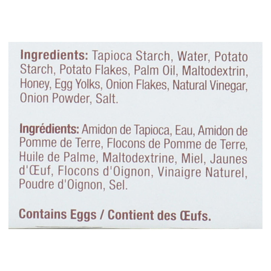 Yehuda Matzo Squares - Toasted Onion - Gluten Free - Case Of 12 - 10.5 Oz - Maras Green