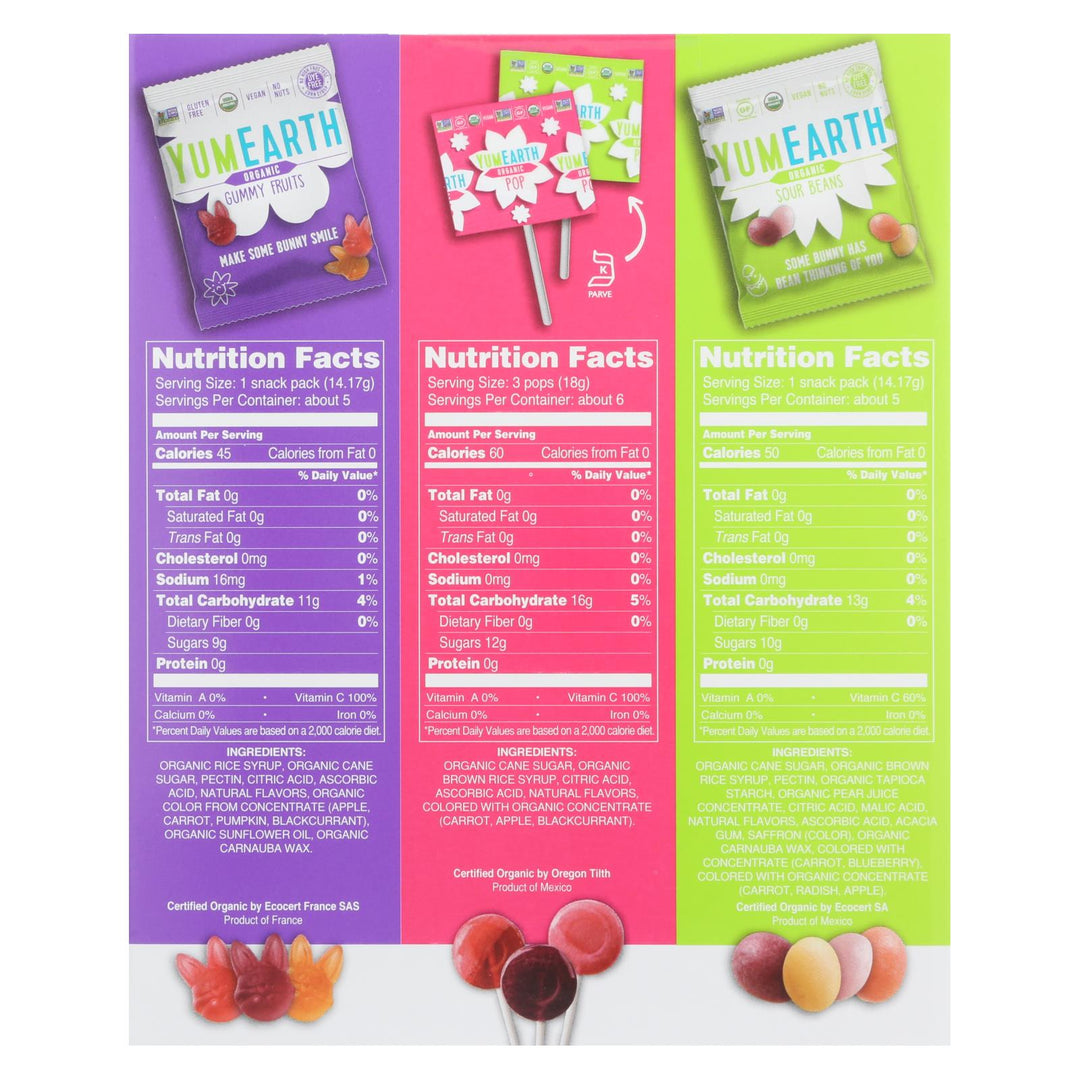 Yumearth - Candy Variety Easter - Case Of 6 - 9.40 Oz - Maras Green