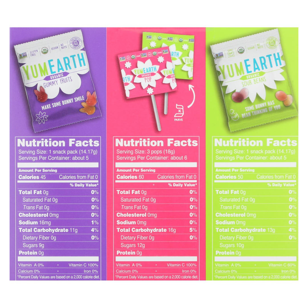 Yumearth - Candy Variety Easter - Case Of 6 - 9.40 Oz - Maras Green