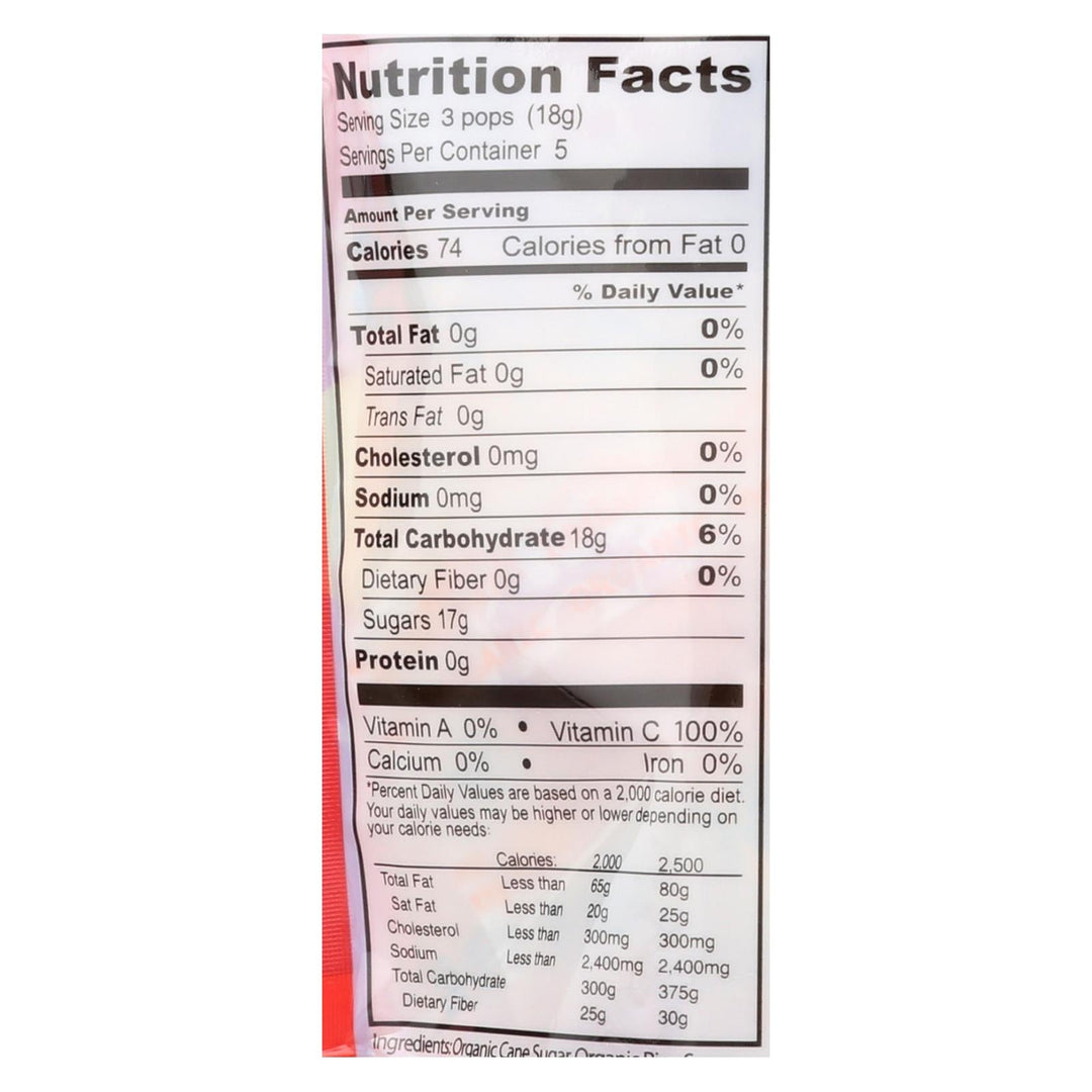 Yummy Earth Organic Lollipops Assorted Flavors - 3 Oz - Case Of 6 - Maras Green