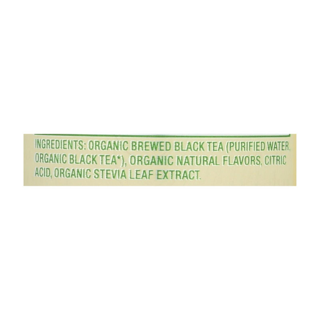 Zevia - Tea Black Peach - Case Of 12 - 12 Fz - Maras Green