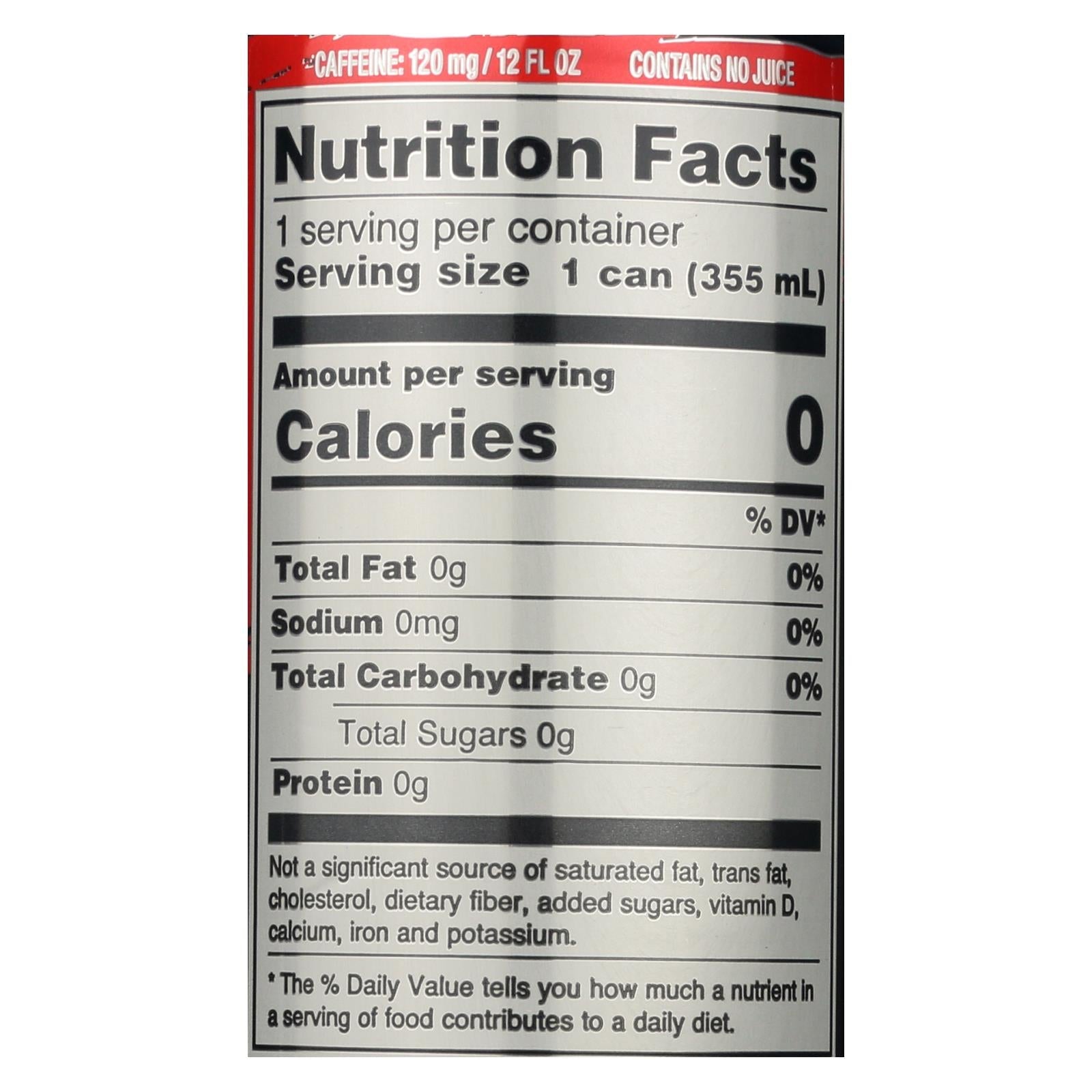 Zevia Zero Calorie Energy Drink - Grapefruit - Case Of 12 - 12 Fl Oz - Maras Green
