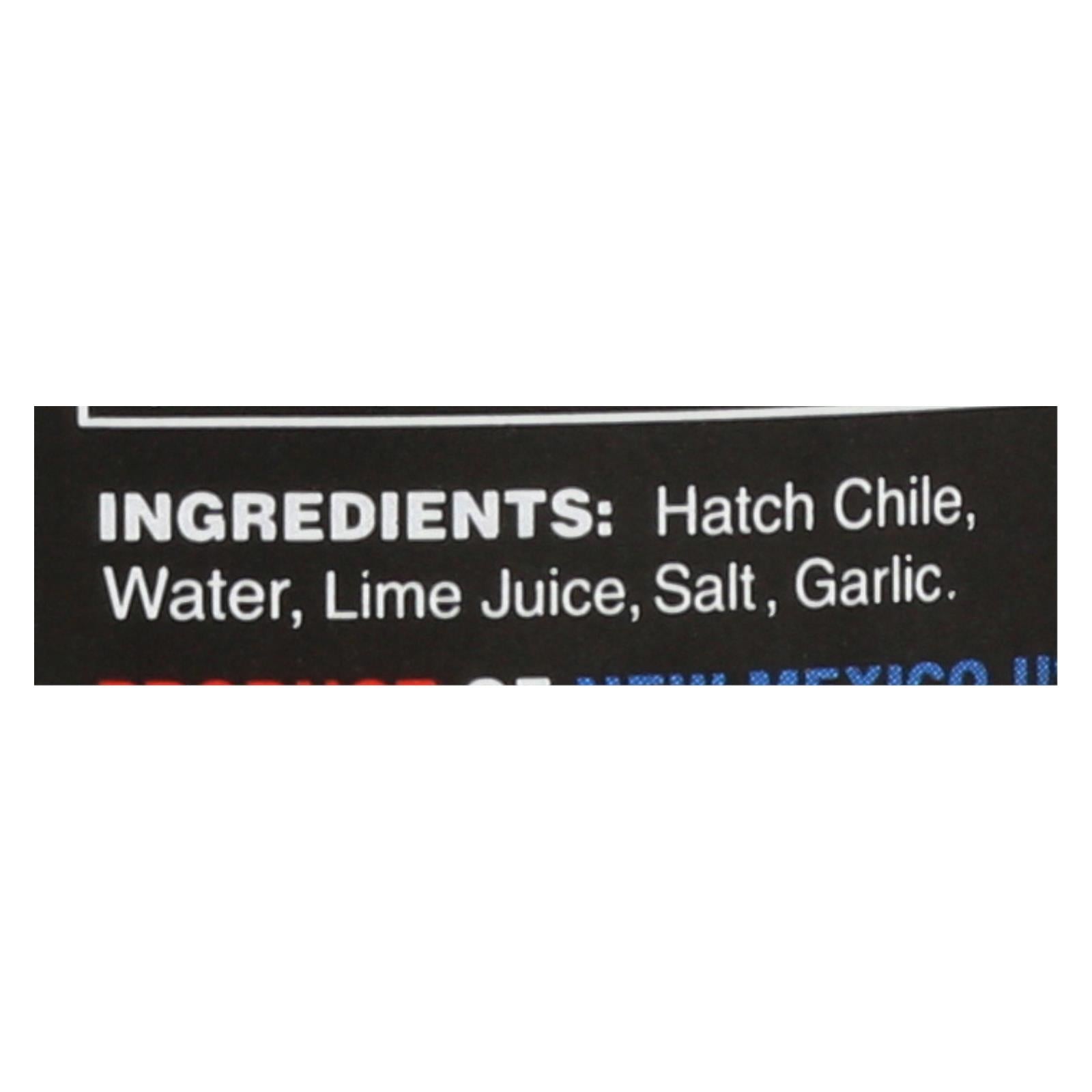 Zia Green Chile Company - Hatch Green Chile - Hot - Case Of 6 - 16 Oz. - Maras Green