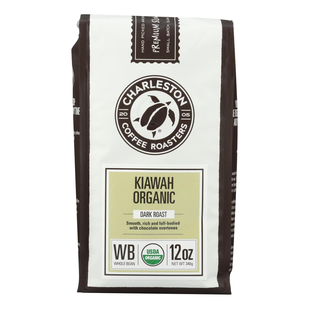 Charleston Coffee Roasters - Coffee Kiawah Whole Bean - Case Of 6 - 12 Oz - Maras Green