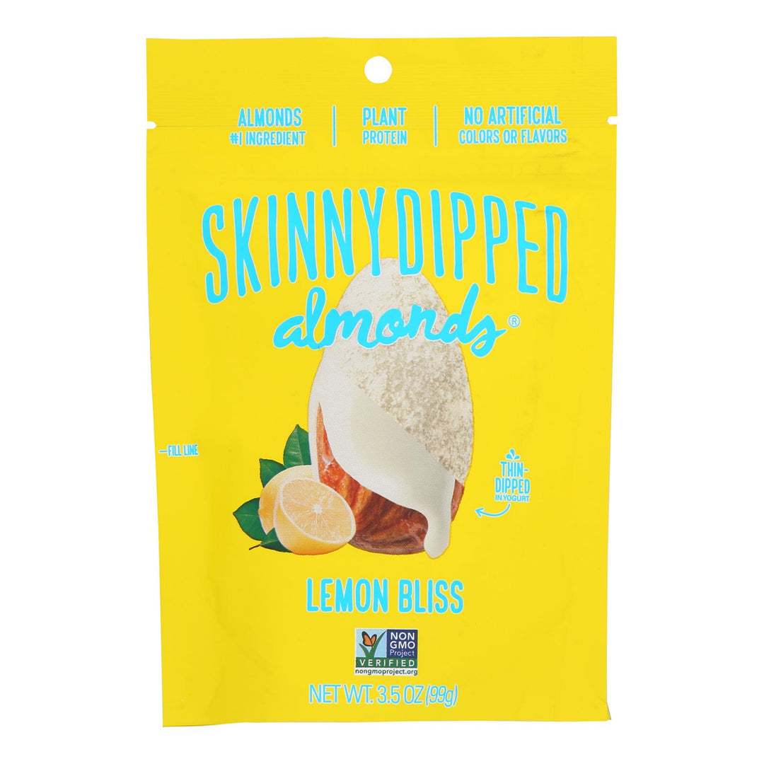 Skinnydipped - Almonds Lemon Bliss - Case Of 10 - 3.5 Oz - Maras Green