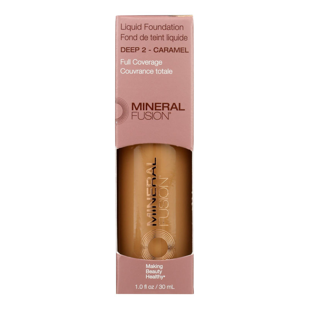 Mineral Fusion - Mkup Liquid Foundation Deep2 - 1 Each - 1 Fz - Maras Green