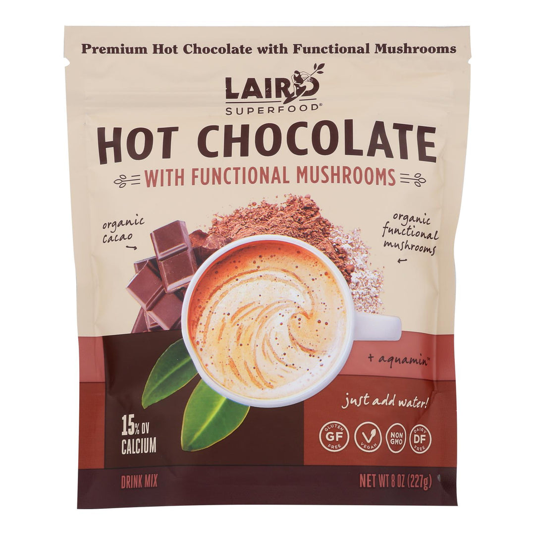 Laird Superfood - Sprfd Hot Chocolate Mshroom - Case Of 6-8 Oz - Maras Green