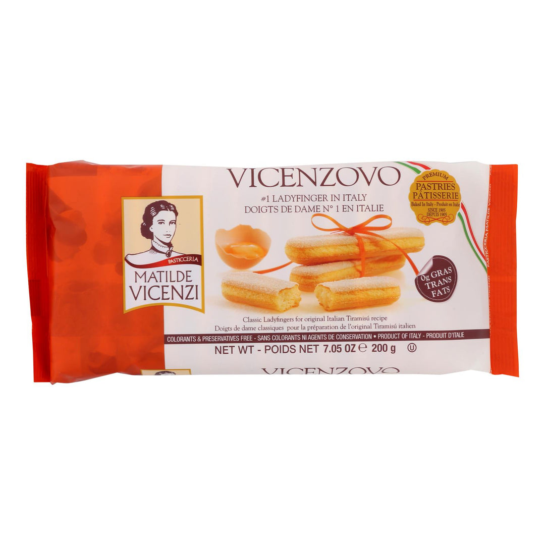 Vicenzi - Cookie Vicenzovo Ldyfngr - Case Of 12 - 7.05 Oz - Maras Green