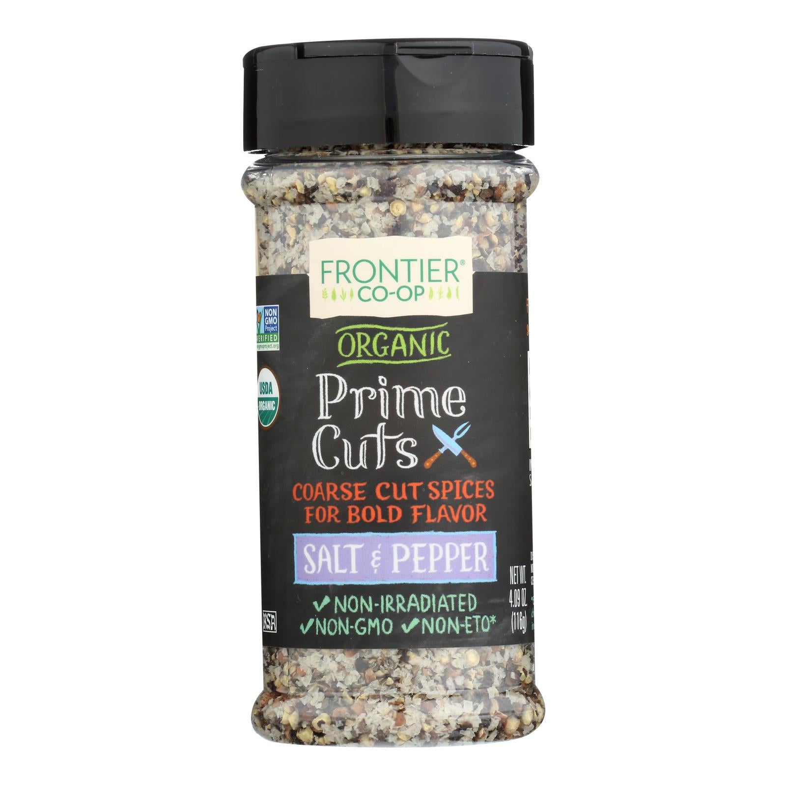 Frontier Natural Products Coop - Prime Cut Salt Pepper - 1 Each-4.09 Oz - Maras Green