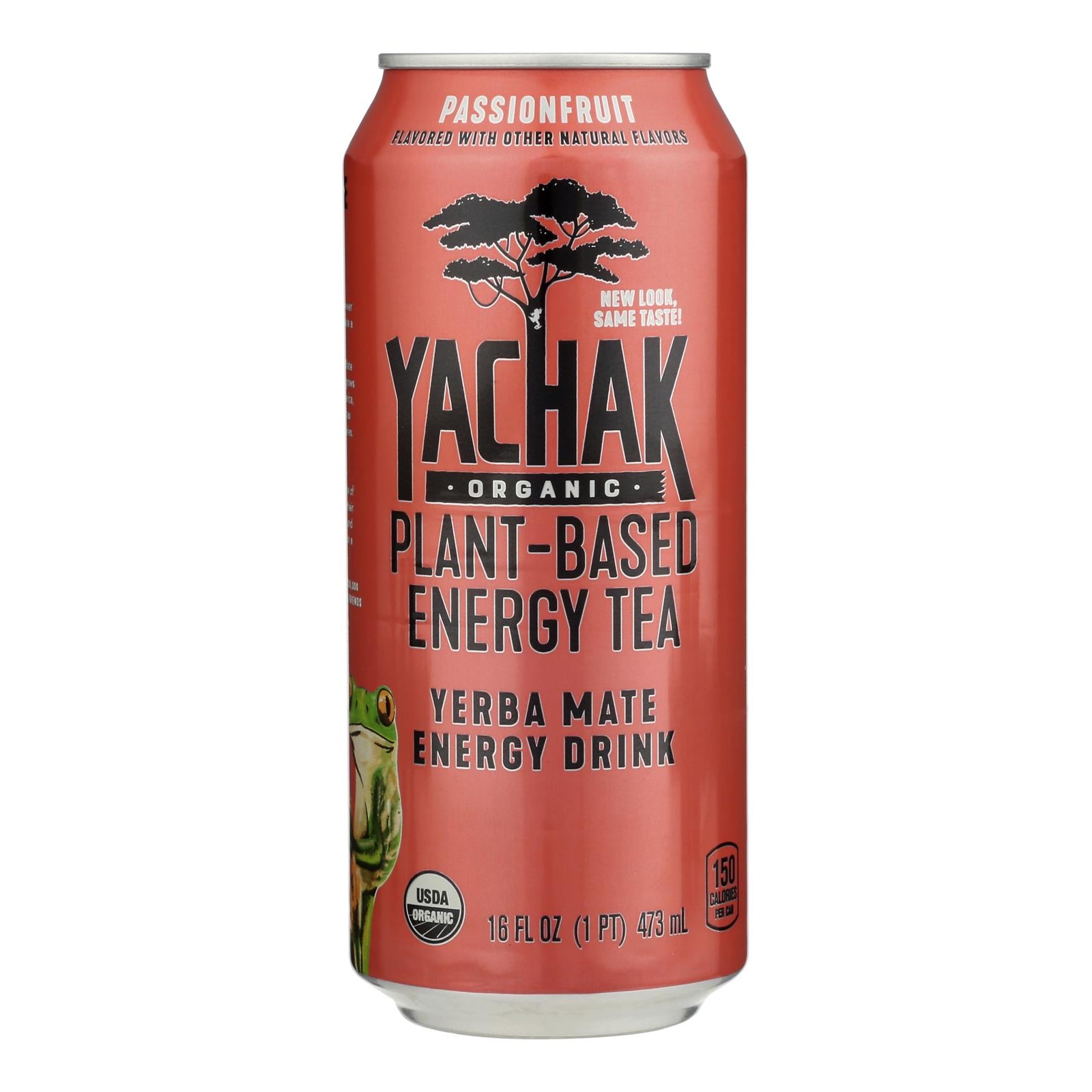 Yachak - Yerba Mate Pasnfruit - Case Of 12 - 16 Fz - Maras Green