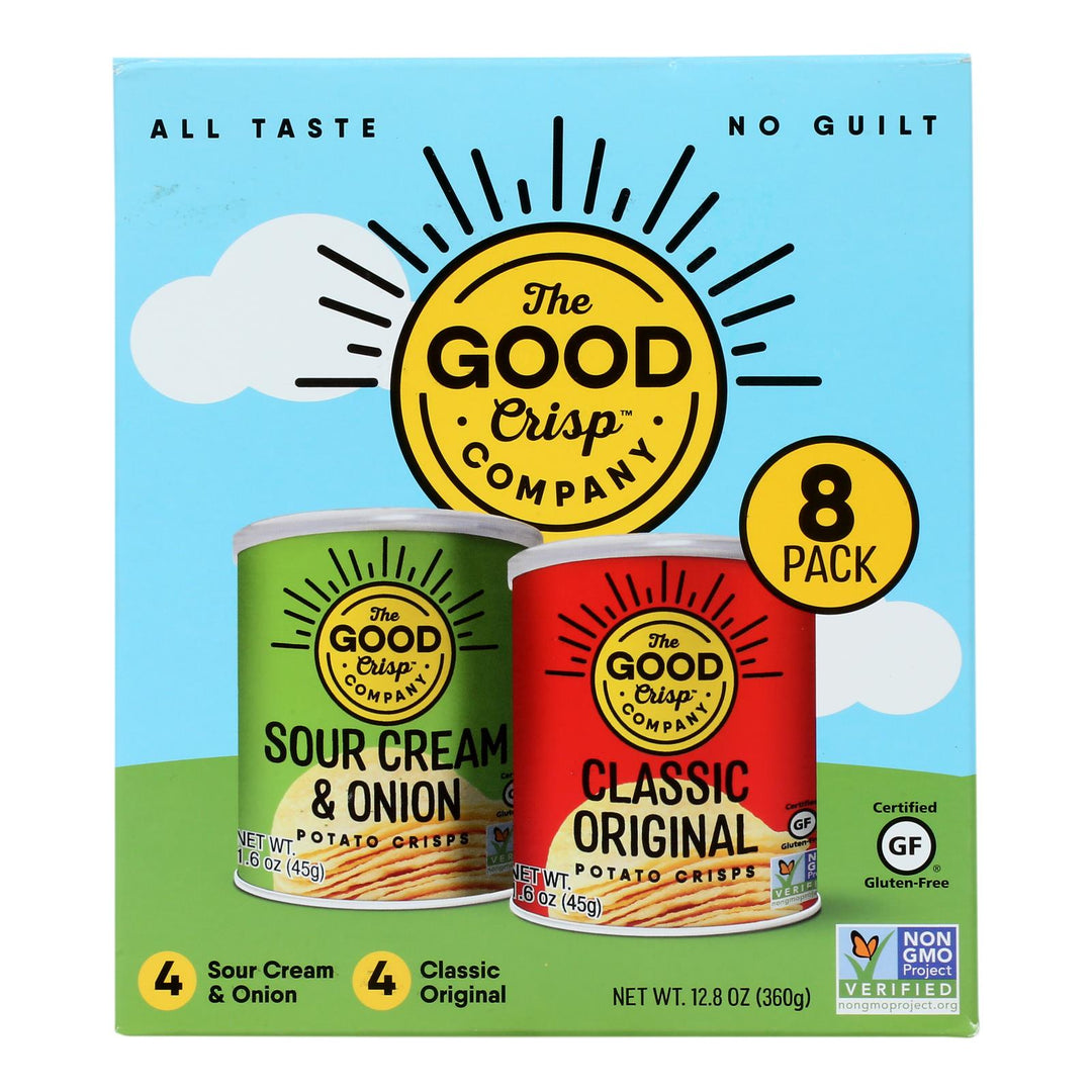 The Good Crisp Company - Pot Crisp Sngle 8pk Mlt Pack - Case Of 4 - 8/1.6 Oz - Maras Green