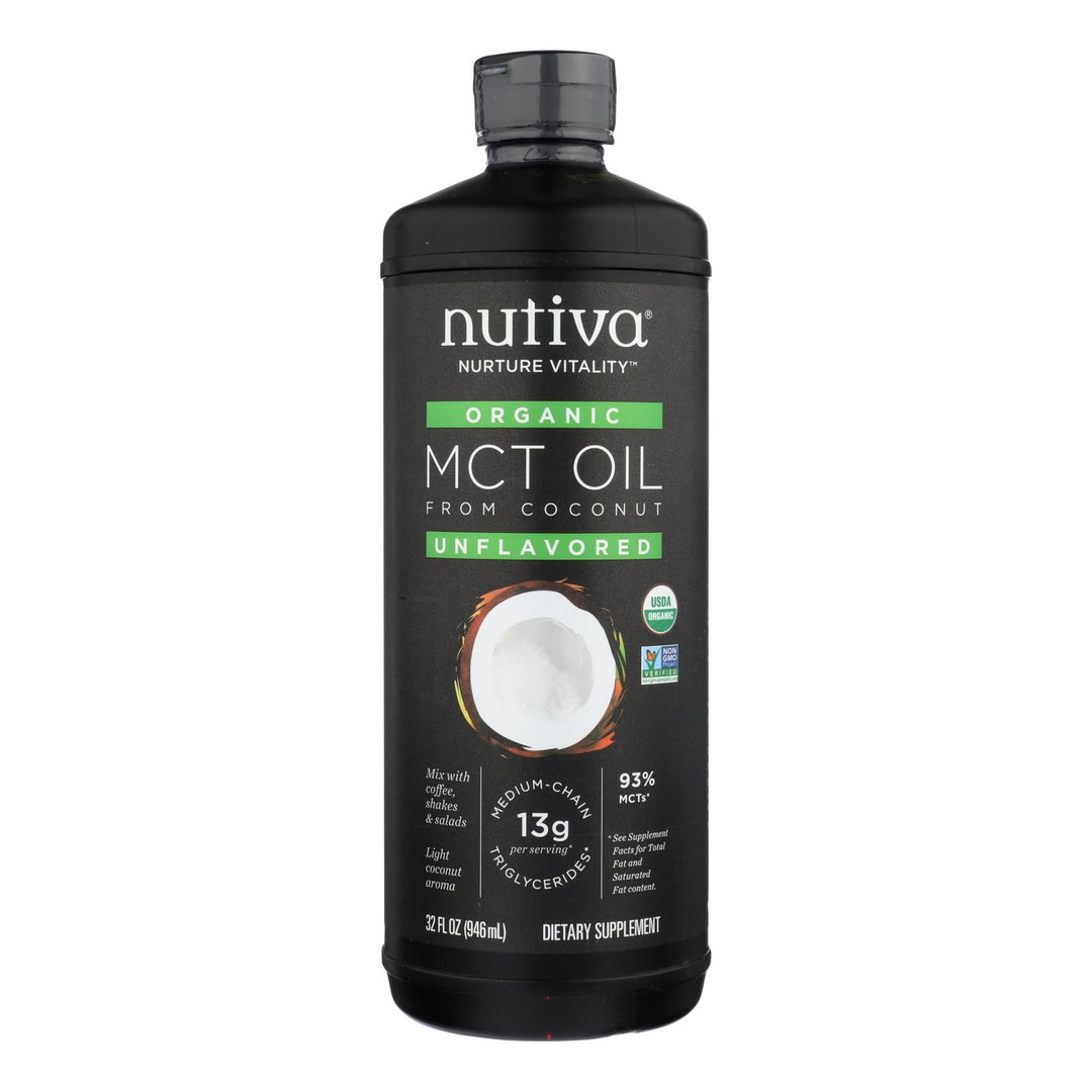 Nutiva 100% Organic Mct Oil - 32 Fl Oz - Maras Green