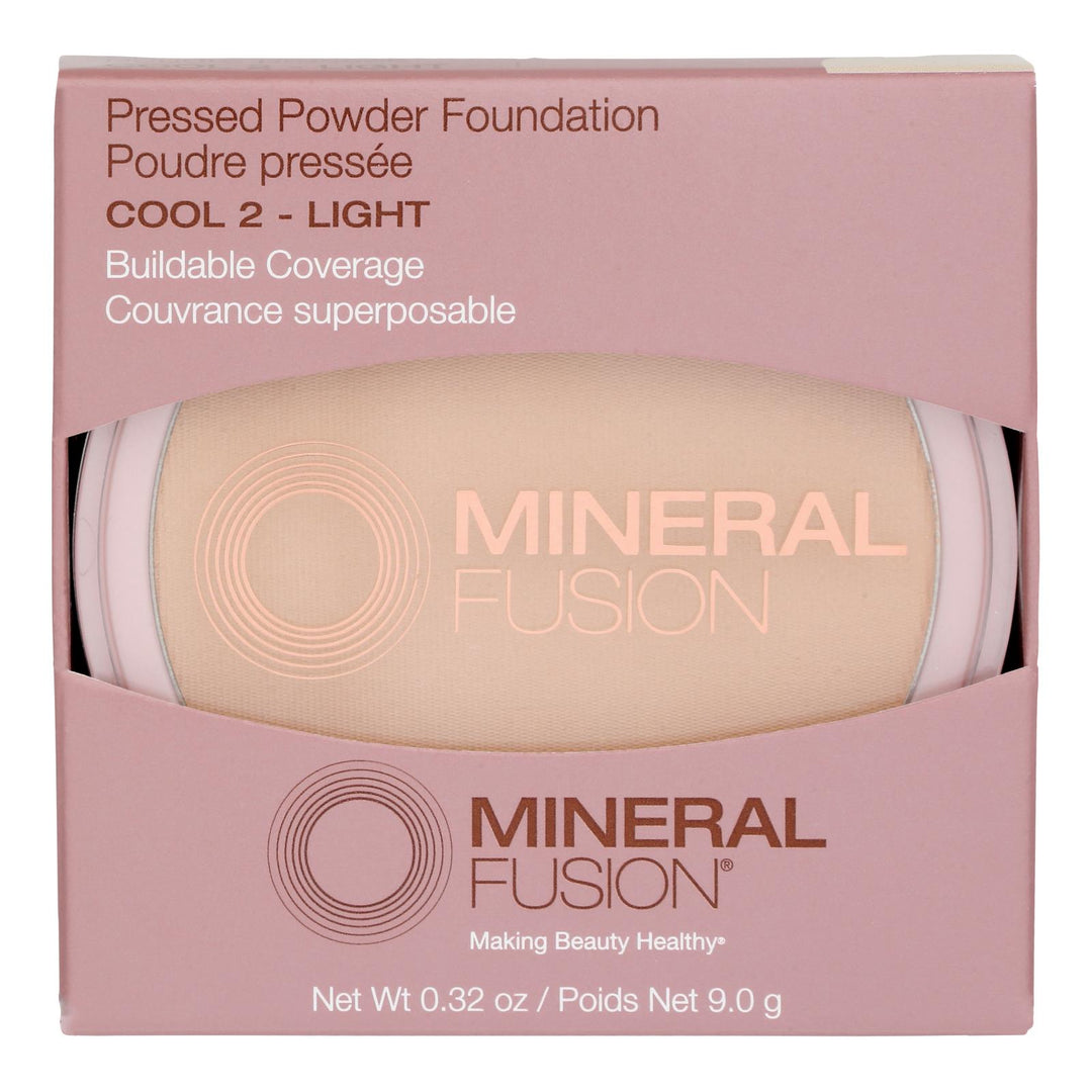 Mineral Fusion - Mkup Pressed Based Cool 2 - 1 Each - .32 Oz - Maras Green