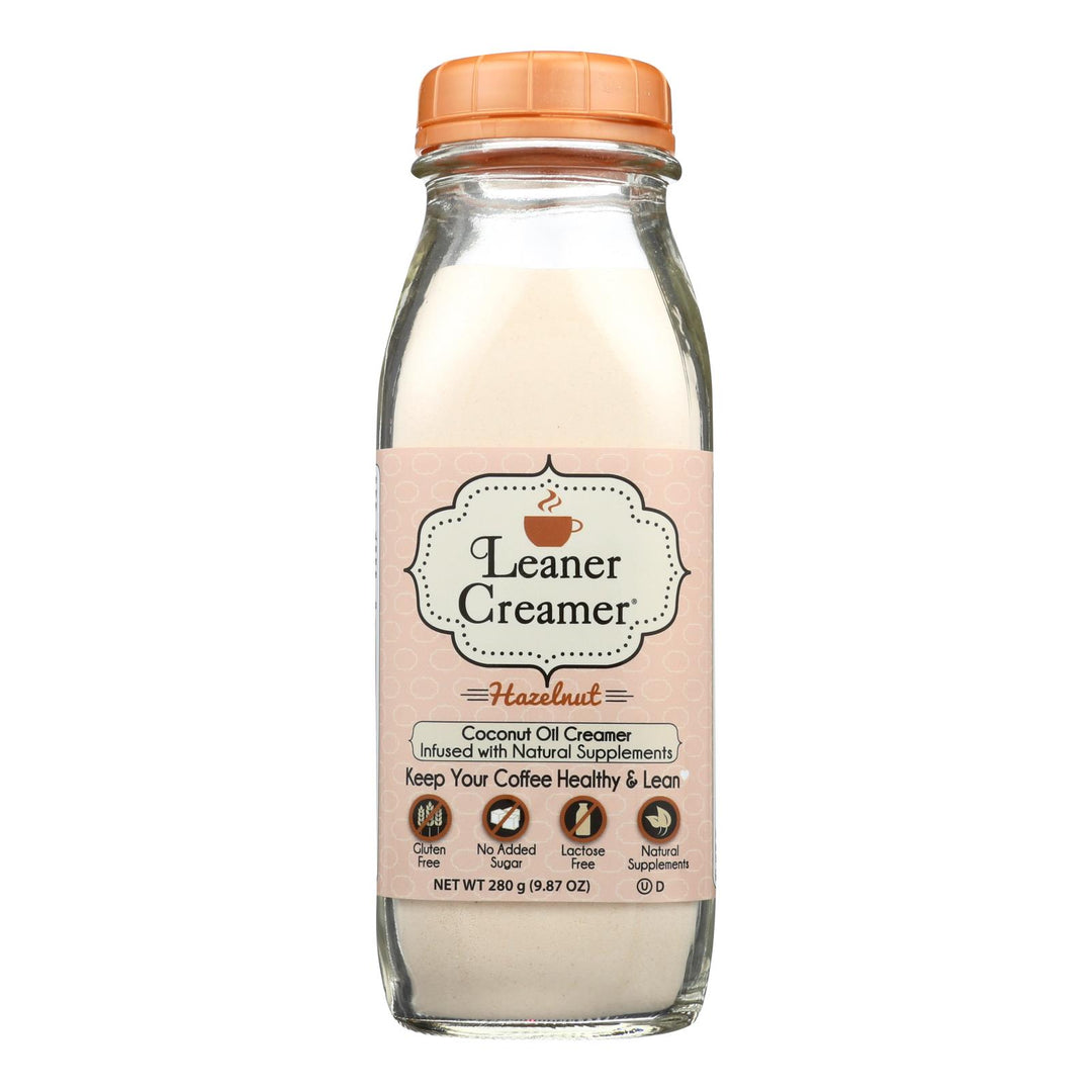 Leaner Creamer - Creamer Hazelnut - Case Of 6 - 9.87 Oz - Maras Green