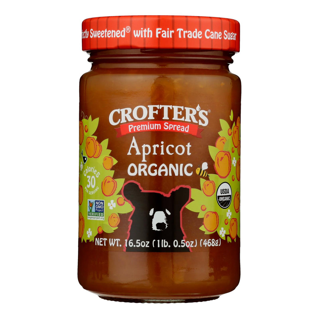 Crofters - Prem Sprd Apricot - Case Of 6 - 16.5 Oz - Maras Green