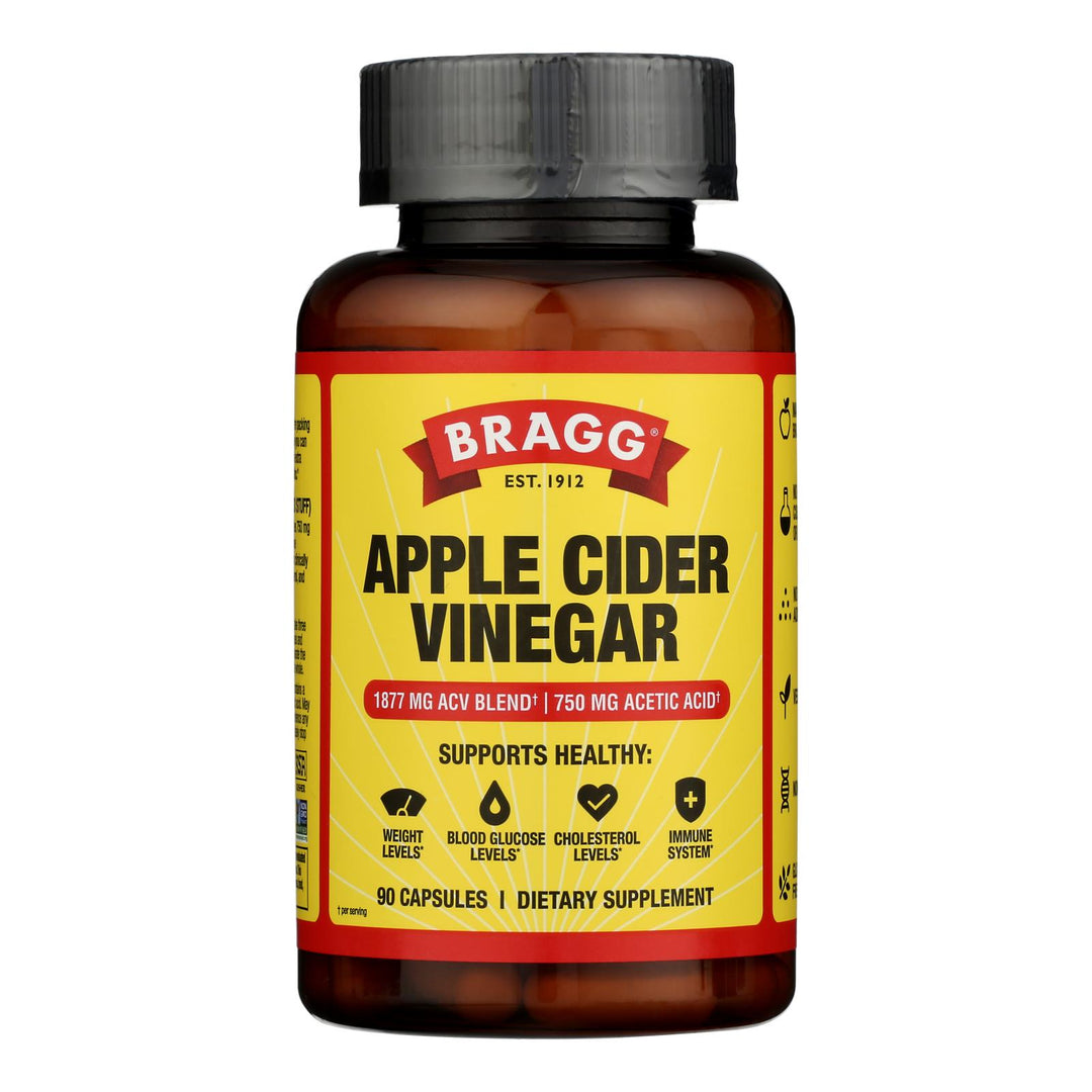 Bragg - Supp Apple Cider Vinegar - 1 Each - 90 Cap - Maras Green