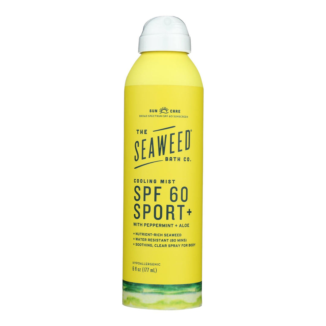 The Seaweed Bath Co - Cooling Mist Sport Spf60 - 1 Each - 6 Fz - Maras Green