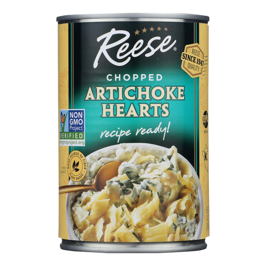 Reese - Artichokes Chopped - Case Of 12-14 Oz - Maras Green