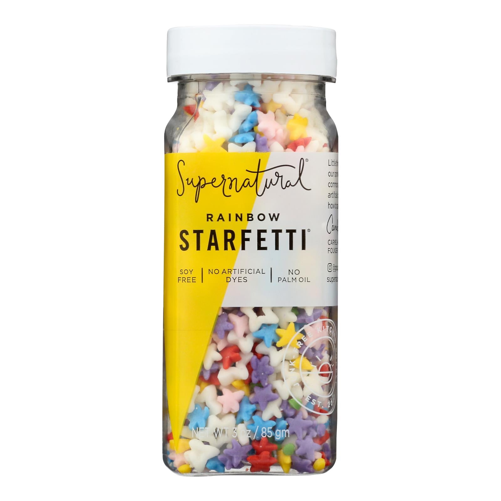 Supernatural - Sprnkl Rainbw Starfetti - Case Of 6-3 Oz - Maras Green